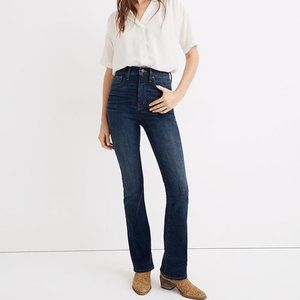 Madewell Dark Blue Skinny Flare Jeans